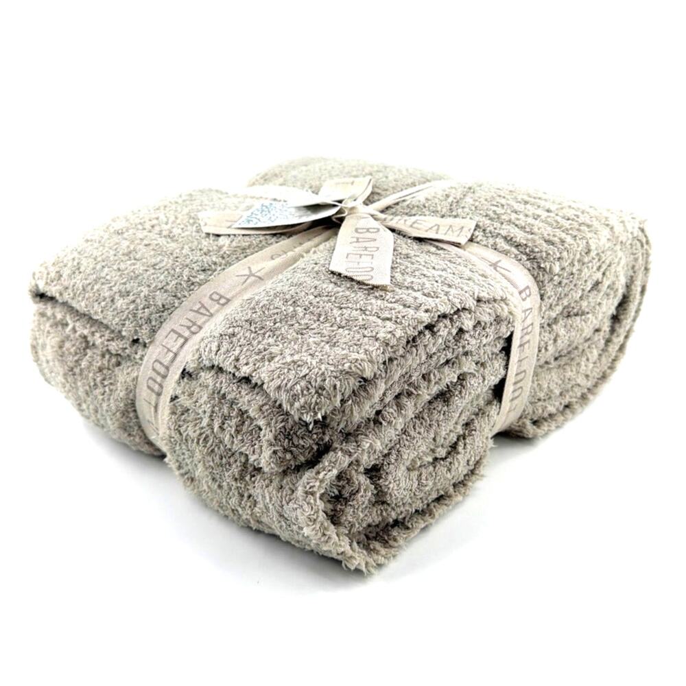 Barefoot Dreams Linen CozyChic Throw One Size 54" x 72"